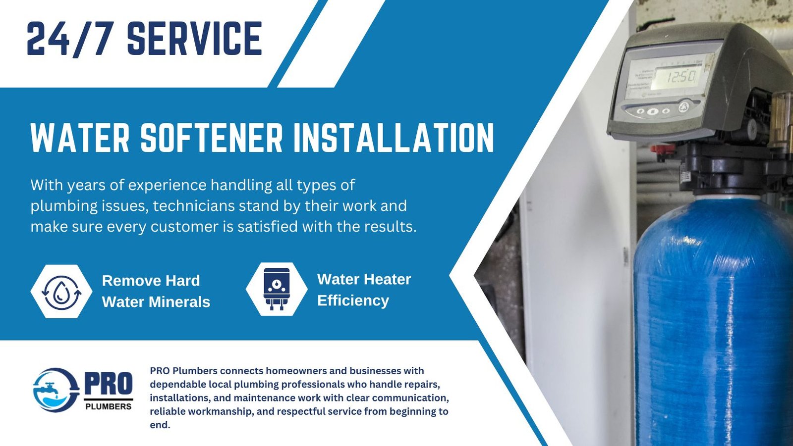Water softener installation in San Marcos, CA