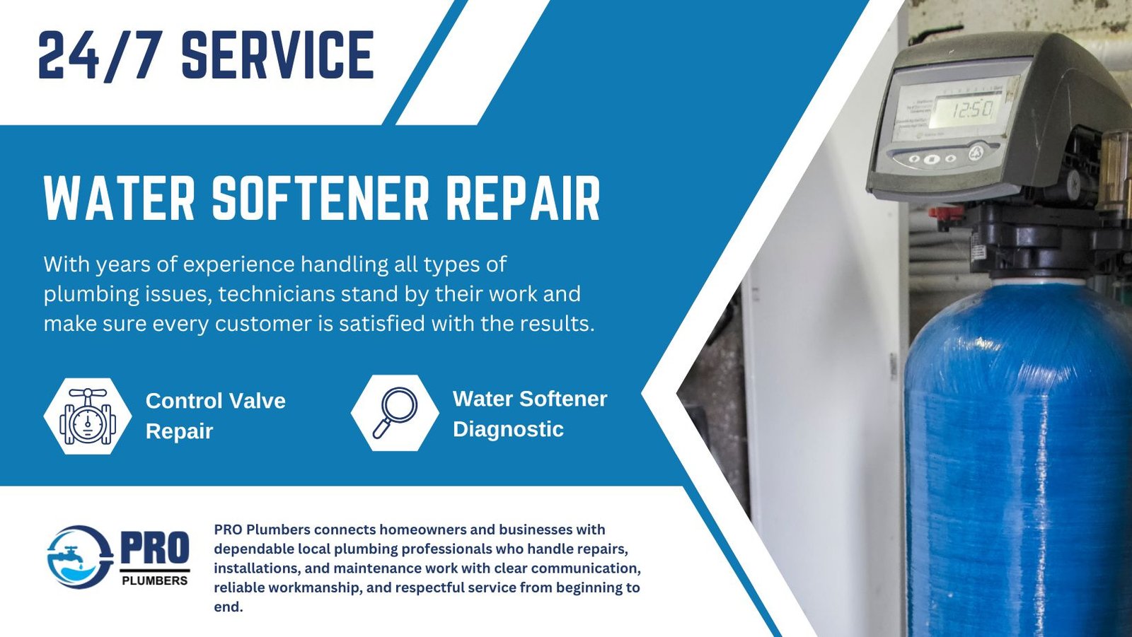 Water softener repair in San Marcos, CA